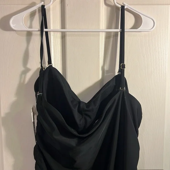 NWT Ibiza women’s black tankini size 3X - Picture 4 of 5